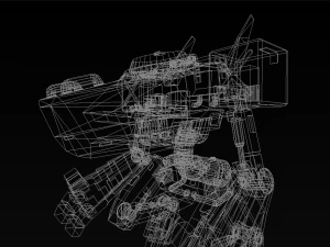 rob&ocirc; mec&acirc;nico Modelo 3D