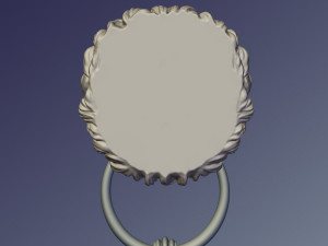 lion door knob Modèles 3D en vedette