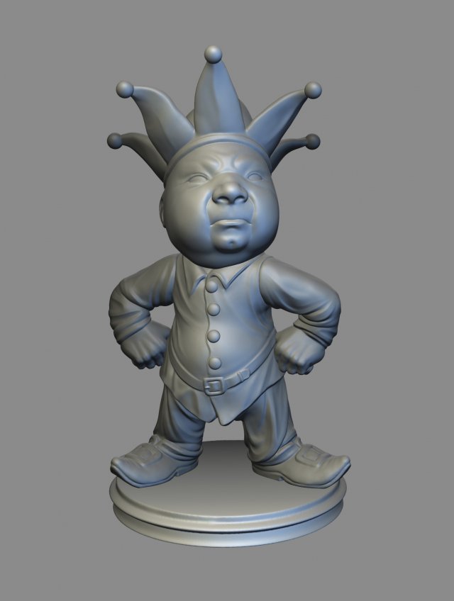 gnome-joker 3D प्रिंट मॉडल .c4d .max .obj .3ds .fbx .stl .blend 