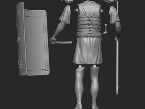 roman legionary 3D Baskı Modeli
