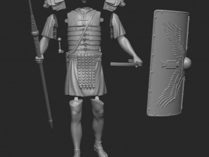 roman legionary 3D Baskı Modeli