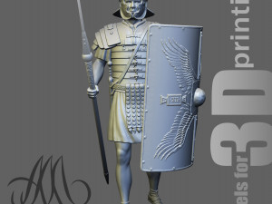 roman legionary 3D Baskı Modeli