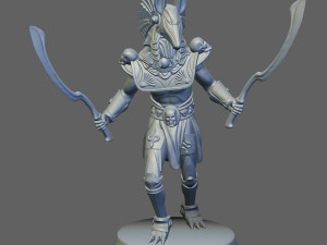 anubis 3D Baskı Modeli