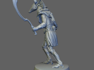 anubis 3D Baskı Modeli