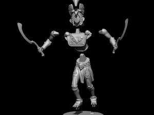 anubis 3D Baskı Modeli