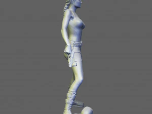Lara croft stl 3d print model 3D Print Model