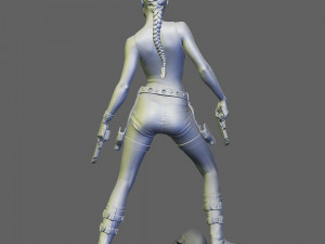 Lara croft stl 3d print model 3D Print Model