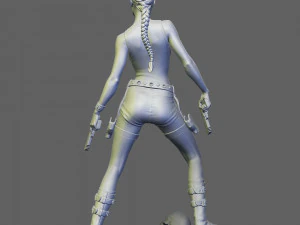 Lara croft stl 3d print model 3D Print Model