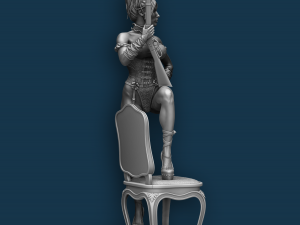 WILD WEST WOMAN NSFW PRE-SUPPORTED Modelo de Impressão 3D