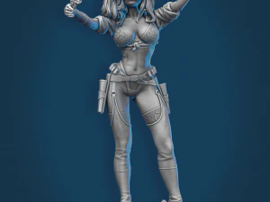 CATHY NSFW PRE-SUPPORTED 3D Print Model