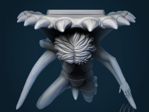 CAVEWOMAN KEY HOLDER PRE-SUPPORTED Modello di stampa 3D