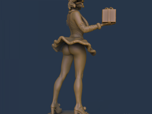 SANTA GIRL PRE-SUPPORTED Modelo de impresión 3D