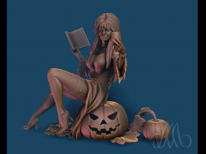 Elvira PRE-SUPPORTED Modelo de Impressão 3D