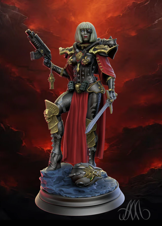 Saudari pertempuran PRA-DUKUNGAN Model Cetak 3D .c4d .max .obj .3ds .fbx .stl .blend