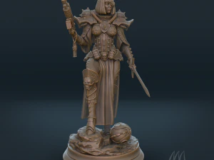 Saudari pertempuran PRA-DUKUNGAN Model Cetak 3D