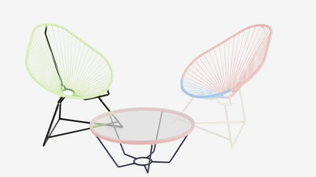 acapulco chair 3D Model .c4d .max .obj .3ds .fbx .stl .blend 