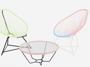 acapulco chair Model 3D