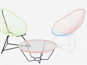 Акапулько стул 3D Модель