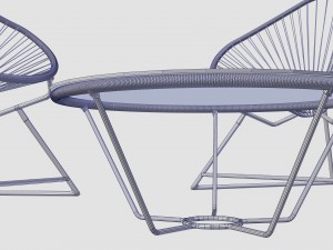 acapulco chair 3D 모델