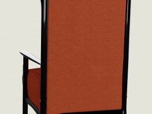 corduroy armchair Model 3D