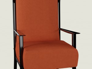 corduroy armchair Model 3D