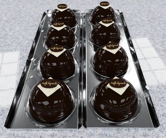 chocolate treats Modelo 3D .c4d .max .obj .3ds .fbx .stl .blend 