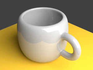 tazza di ceramica Modello 3D