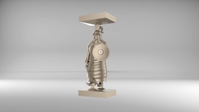 the chess bishop 1 of tatar-mongols set 09001 3D Модель .c4d .max .obj .3ds .fbx .stl .blend 
