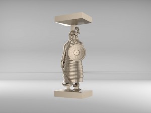 the chess bishop 1 of tatar-mongols set 09001 Modelo 3D