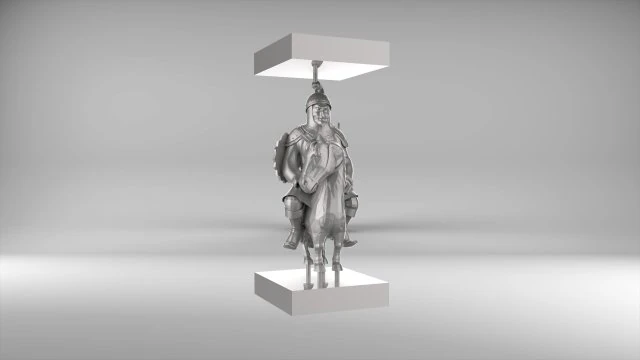 the chess knight 2 of tatar-mongols set 09001 3D Model .c4d .max .obj .3ds .fbx .stl .blend 