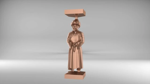 the chess queen of tatar-mongols set 09001 3D Model .c4d .max .obj .3ds .fbx .stl .blend 