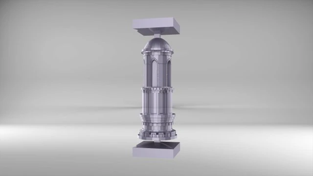 the chess rook of tatar-mongols set 09001 3D Model .c4d .max .obj .3ds .fbx .stl .blend 