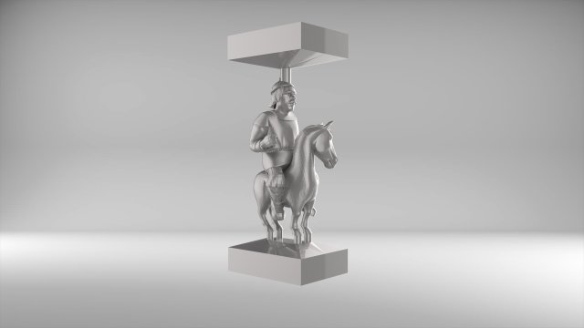 the chess knight 1 of russian set 09001 3D Модель .c4d .max .obj .3ds .fbx .stl .blend 