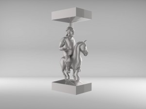 the chess knight 1 of russian set 09001 Model 3D