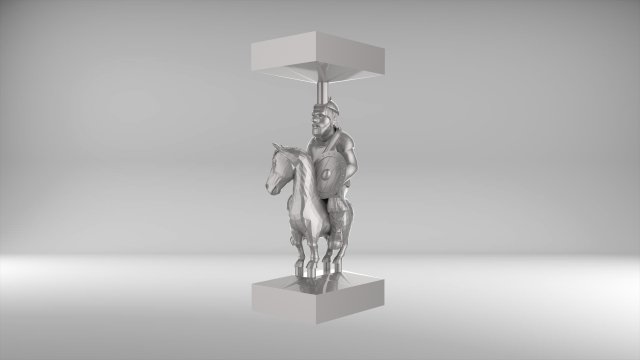 the chess knight 2 of russian set 09001 3D Модель .c4d .max .obj .3ds .fbx .stl .blend 