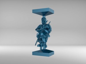 the chess pawn 1 of russian set 09001 Modèle 3D