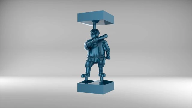 the chess pawn 2 of russian set 09001 3D Model .c4d .max .obj .3ds .fbx .stl .blend 