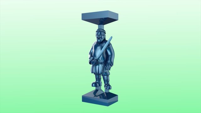 the chess pawn 7 of russian set 09001 Modèle 3D .c4d .max .obj .3ds .fbx .stl .blend 