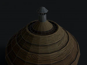 mushroom house 3D Model