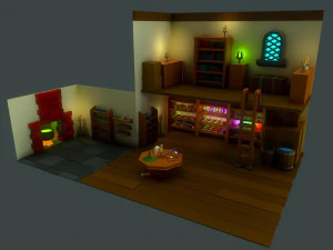 炼金术士室 3D 模型