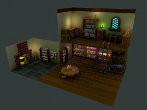 alchemists room 3D Model