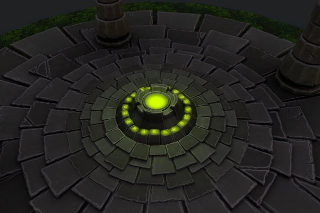 magic altar 3D Model .c4d .max .obj .3ds .fbx .stl .blend 