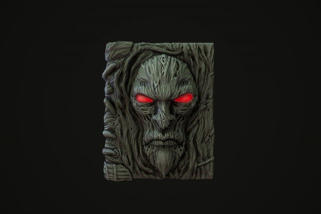 sinister book Model 3D .c4d .max .obj .3ds .fbx .stl .blend 