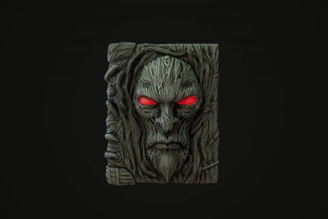sinister book 3D Model .c4d .max .obj .3ds .fbx .stl .blend 