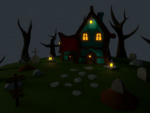 creepy house 3D Model