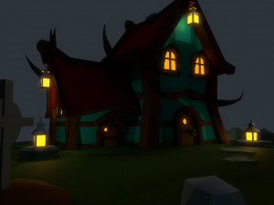creepy house Modelo 3D