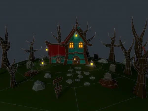 creepy house 3D Model