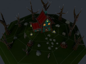 creepy house Modelo 3D