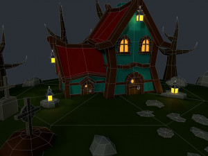 creepy house Modelo 3D