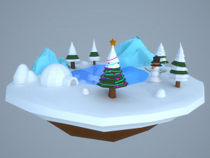 christmas igloo 3D Model
